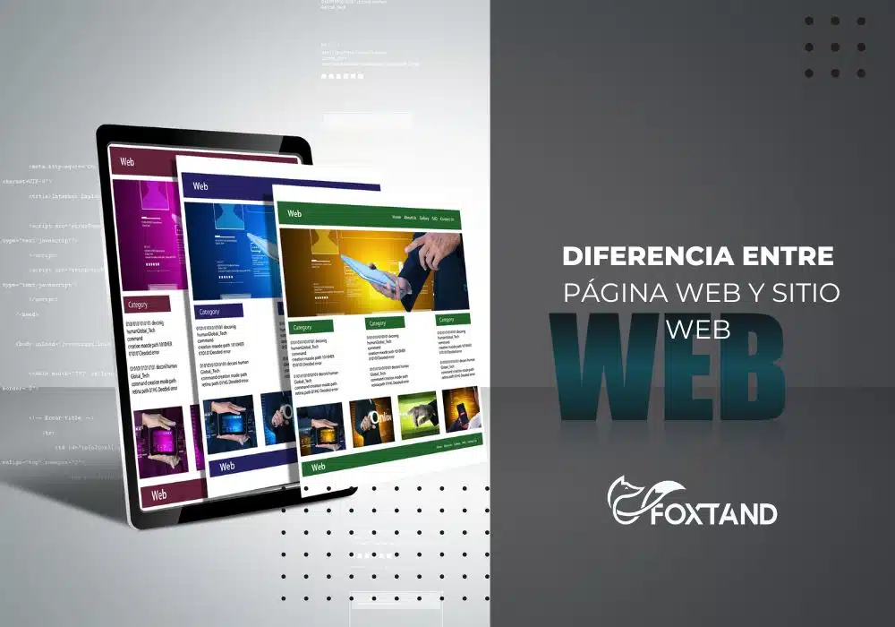Diferencia entre página web y sitio web