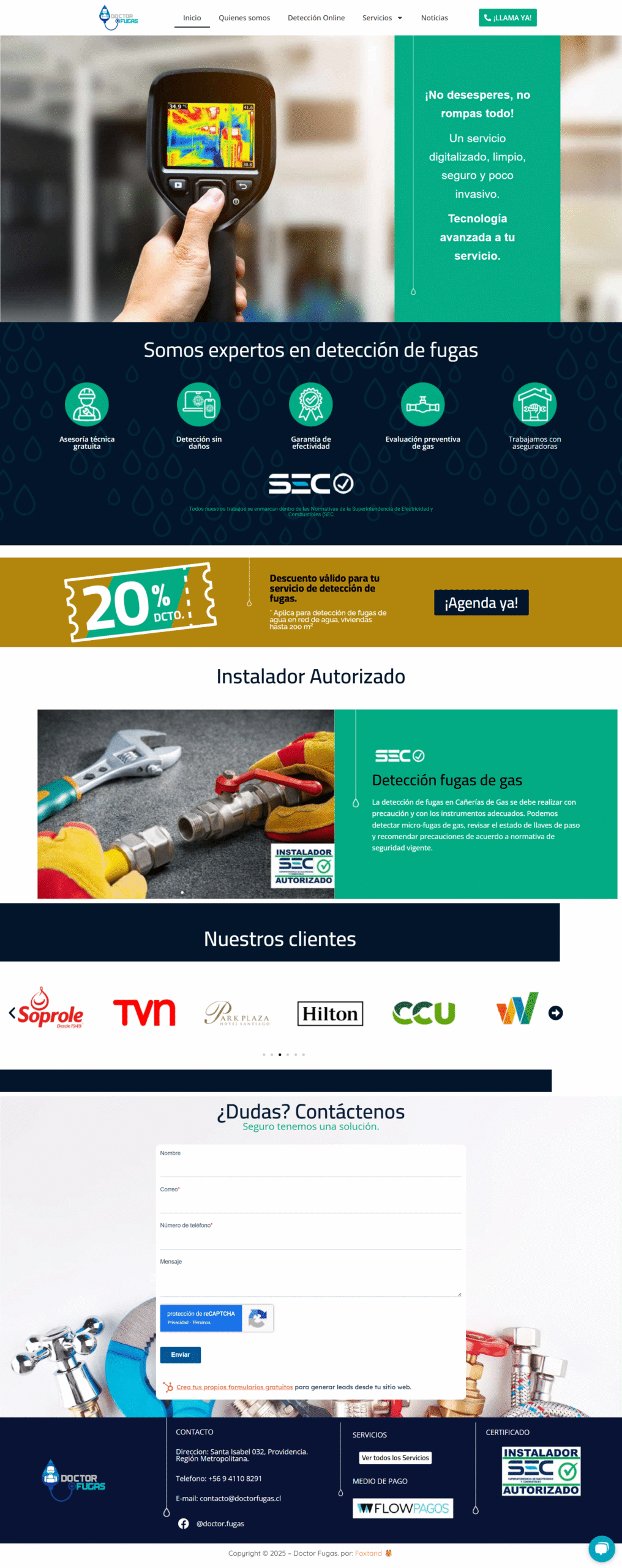 Creación sitios Web